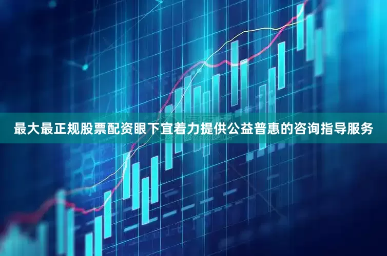 最大最正规股票配资眼下宜着力提供公益普惠的咨询指导服务