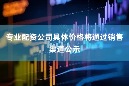 专业配资公司具体价格将通过销售渠道公示
